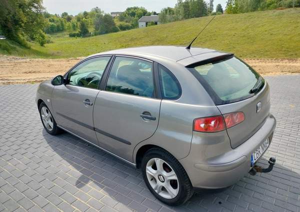 Seat Ibiza cena 7500 przebieg: 186700, rok produkcji 2004 z Brodnica małe 79